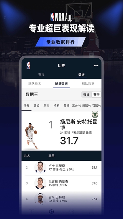 NBA官方app截圖3